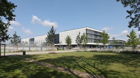 Der Bildungscampus auf dem Gelände des ehemaligen Flughafens Riem zählt zu den größten Schulbauprojekten der Stadt München.