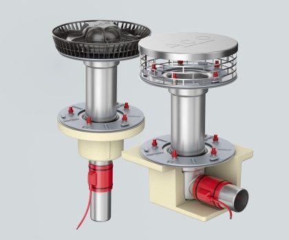 Flachdachablauf-System ACO Variant-Flex reduziert die Variantenvielfalt und schafft klare Lösungen für alle Dachformen – ob Gründach, Warmdach oder Umkehrdach.