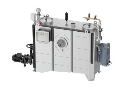 Fettabscheider ACO LipuJet-S-OAP aus Edelstahl in ovaler Ausführung in Nenngröße 4.
