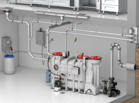 Im ACO Pipe Sortiment findet sich alles, was für einen optimalen Anschluss und die Verbindung von Fettabscheidern und Abwasserhebeanlagen nötig ist.