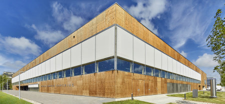 Der Entwurf der neuen Mensa Garching stammt von Meck Architekten (meck-architekten.de) aus München.