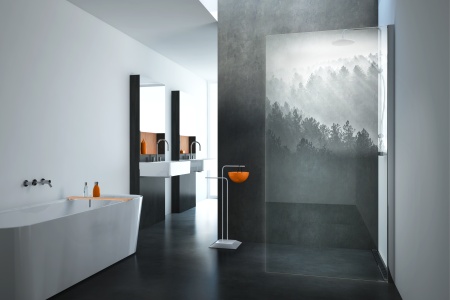 Die Lasertechnik von glassdouche erlaubt "echtes" Customizing: sprich die Aufbringung eines wirklich einzigartigen Motivs. Hier das glassdouche Lasermotiv MORNING.