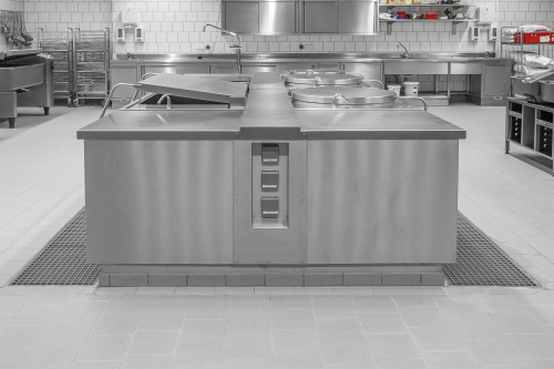 Der reine Kochbereich der Bördeküche Magdeburg hat eine Fläche von 120 qm.