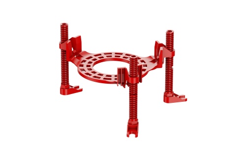 Das Befestigungselement des neuen Sanitärablaufs ACO Easyflow+ erleichtert und beschleunigt die Installation.