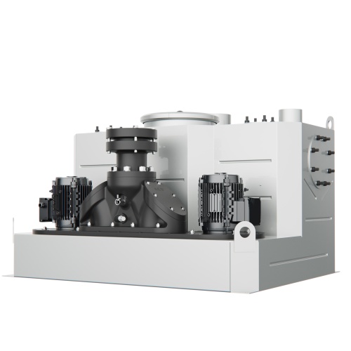 Die Abwasserhebeanlage ACO Muli-Nova-S aus Edelstahl ist mit zwei leistungsstarken Vortex-Pumpen ausgestattet. Sie erreicht Förderhöhen bis 30 Meter und Fördermengen bis 23,5 Liter pro Sekunde.