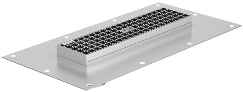 Die Materialqualität 1.4404 verleiht den Parkdeckrinnen eine vor allem gegen chloridhaltiges Wasser eine sehr hohe Widerstandsfähigkeit.