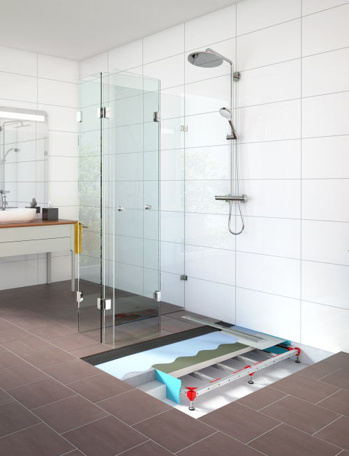 Neu vom Entwässerungsspezialist ACO Haustechnik: Das weiterentwickelte Duschsystem ACO ShowerFloor.