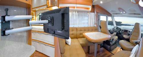 Based on their respective expertise, the two partners are developing revolutionary mounting solutions for TVs and tablet PCs that combine ergonomic benefits with safety and durability.