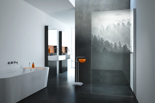 Die Lasertechnik von glassdouche erlaubt "echtes" Customizing: sprich die Aufbringung eines wirklich einzigartigen Motivs. Hier das glassdouche Lasermotiv MORNING.