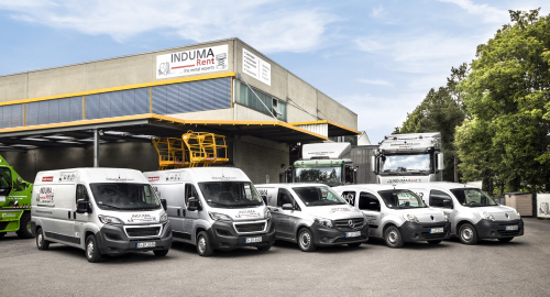 Die moderne Service-Flotte ist neben dem Team und der eigenen Fachwerkstatt maßgeblicher Faktor der starken Service-Kompetenz von INDUMA-Rent.